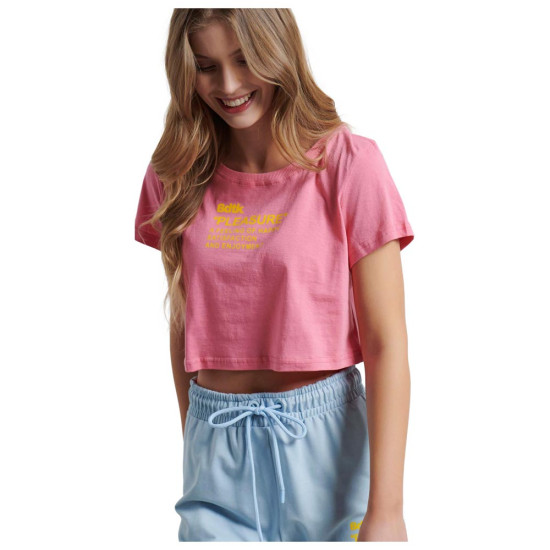 Bodytalk Γυναικεία κοντομάνικη μπλούζα Cropped